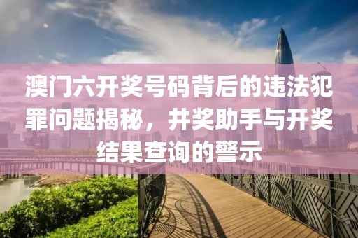 澳門六開獎號碼背后的違法犯罪問題揭秘，井獎助手與開獎結(jié)果查詢的警示