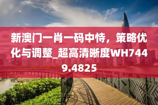 新澳門一肖一碼中恃，策略優(yōu)化與調整_超高清晰度WH7449.4825