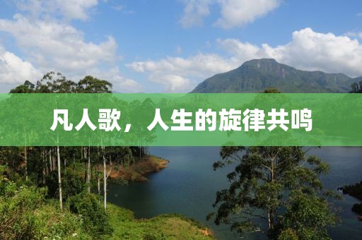 凡人歌，人生的旋律共鳴