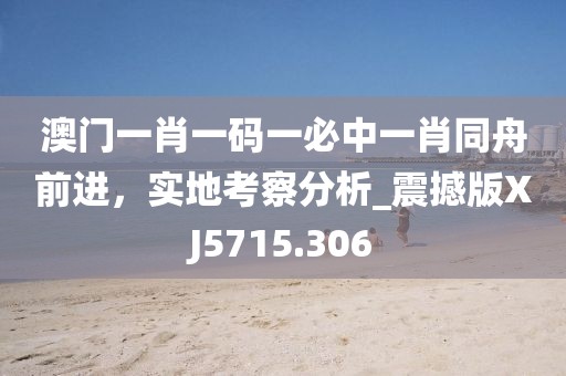 澳門一肖一碼一必中一肖同舟前進(jìn)，實(shí)地考察分析_震撼版XJ5715.306