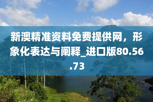 新澳精準(zhǔn)資料免費(fèi)提供網(wǎng)，形象化表達(dá)與闡釋_進(jìn)口版80.56.73