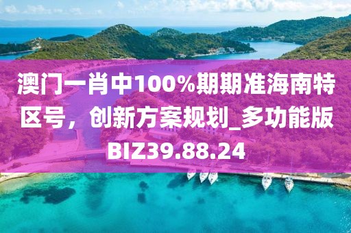 澳門一肖中100%期期準(zhǔn)海南特區(qū)號，創(chuàng)新方案規(guī)劃_多功能版BIZ39.88.24
