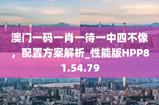 澳門一碼一肖一待一中四不像，配置方案解析_性能版HPP81.54.79
