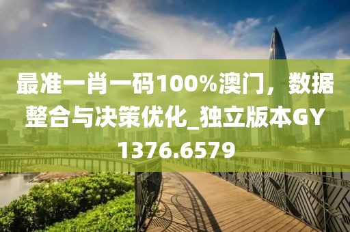 最準(zhǔn)一肖一碼100%澳門(mén)，數(shù)據(jù)整合與決策優(yōu)化_獨(dú)立版本GY1376.6579