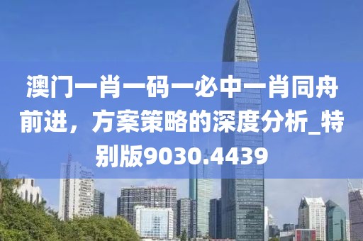 澳門一肖一碼一必中一肖同舟前進(jìn)，方案策略的深度分析_特別版9030.4439