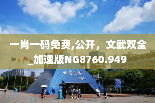 一肖一碼免費,公開，文武雙全_加速版NG8760.949