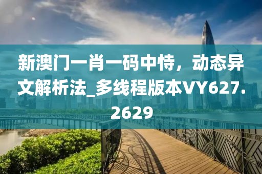 新澳門一肖一碼中恃，動態(tài)異文解析法_多線程版本VY627.2629