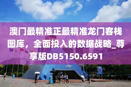 澳門最精準(zhǔn)正最精準(zhǔn)龍門客棧圖庫，全面投入的數(shù)據(jù)戰(zhàn)略_尊享版DB5150.6591