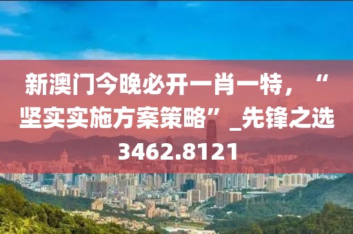 新澳門今晚必開一肖一特，“堅實實施方案策略”_先鋒之選3462.8121