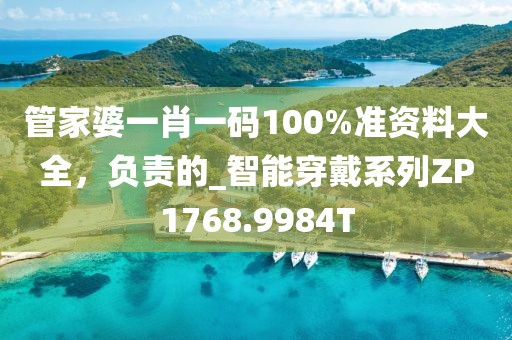 管家婆一肖一碼100%準(zhǔn)資料大全，負(fù)責(zé)的_智能穿戴系列ZP1768.9984T