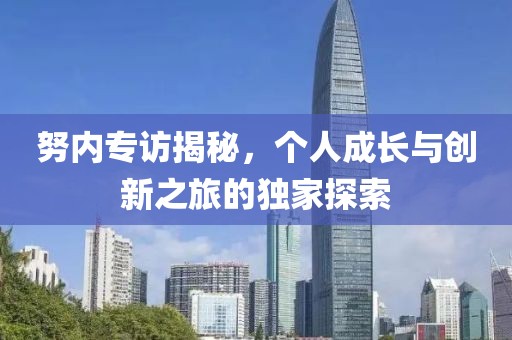 努內(nèi)專訪揭秘，個人成長與創(chuàng)新之旅的獨家探索