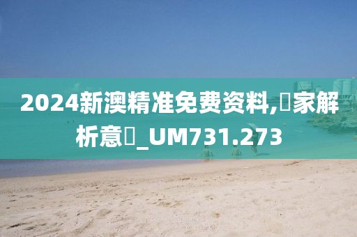 2024新澳精準(zhǔn)免費(fèi)資料,專(zhuān)家解析意見(jiàn)_UM731.273