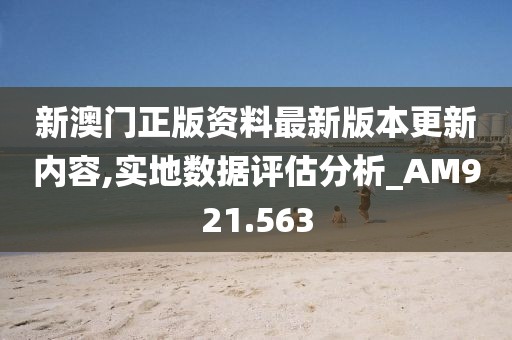 新澳門正版資料最新版本更新內容,實地數(shù)據(jù)評估分析_AM921.563