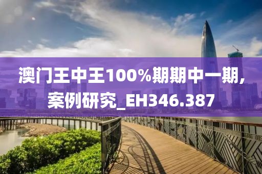 澳門王中王100%期期中一期,案例研究_EH346.387