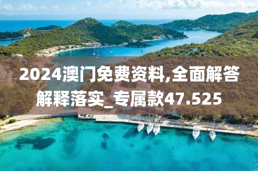 2024澳門免費(fèi)資料,全面解答解釋落實(shí)_專屬款47.525