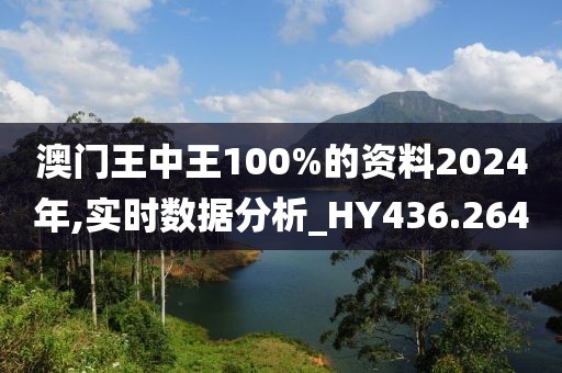 澳門王中王100%的資料2024年,實時數(shù)據(jù)分析_HY436.264