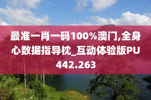 最準(zhǔn)一肖一碼100%澳門,全身心數(shù)據(jù)指導(dǎo)枕_互動體驗版PU442.263