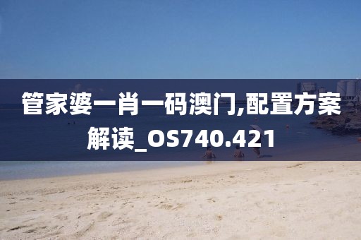 管家婆一肖一碼澳門,配置方案解讀_OS740.421