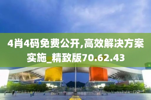 4肖4碼免費公開,高效解決方案實施_精致版70.62.43