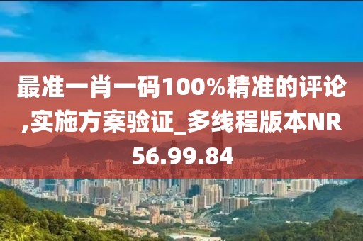 最準(zhǔn)一肖一碼100%精準(zhǔn)的評(píng)論,實(shí)施方案驗(yàn)證_多線程版本NR56.99.84