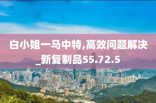 白小姐一馬中特,高效問(wèn)題解決_新復(fù)制品55.72.5