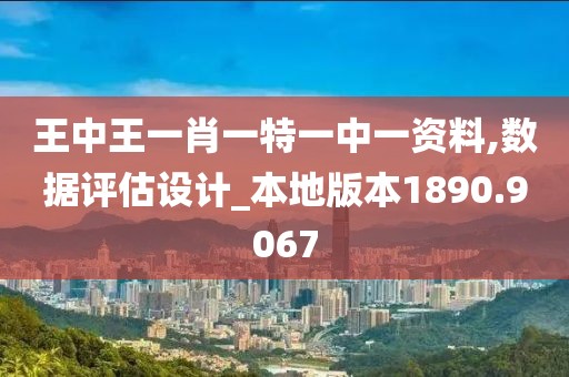 王中王一肖一特一中一資料,數(shù)據(jù)評估設(shè)計(jì)_本地版本1890.9067