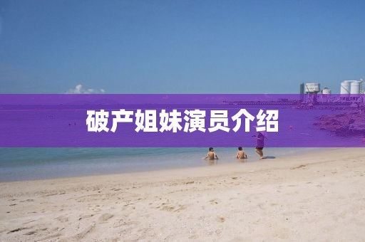 破產(chǎn)姐妹演員介紹