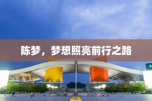 陳夢(mèng)，夢(mèng)想照亮前行之路