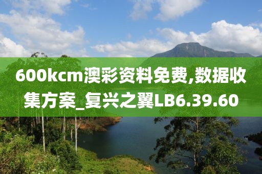 600kcm澳彩資料免費(fèi),數(shù)據(jù)收集方案_復(fù)興之翼LB6.39.60