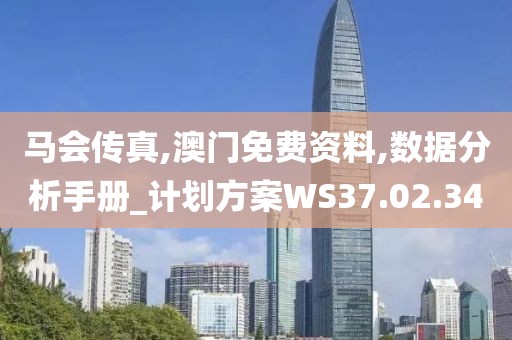 馬會傳真,澳門免費資料,數(shù)據(jù)分析手冊_計劃方案WS37.02.34