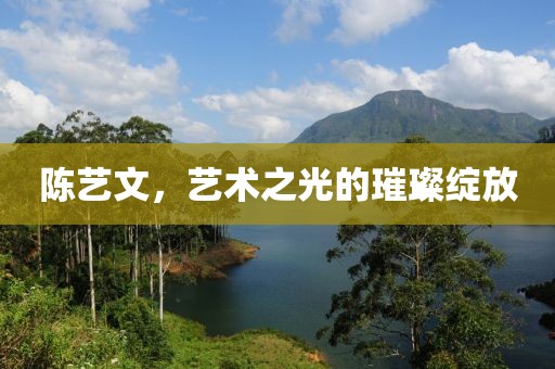 陳藝文，藝術之光的璀璨綻放