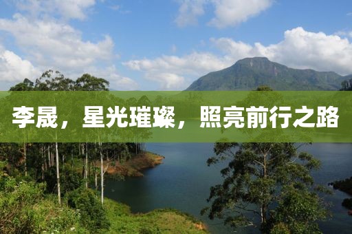 李晟，星光璀璨，照亮前行之路