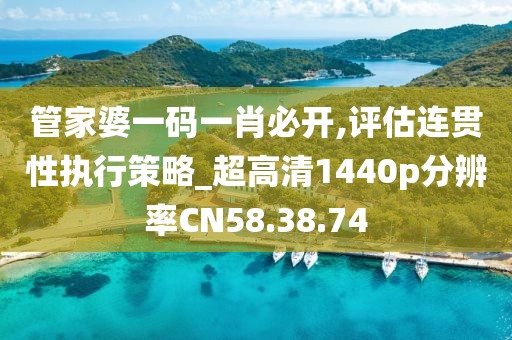 管家婆一碼一肖必開,評估連貫性執(zhí)行策略_超高清1440p分辨率CN58.38.74