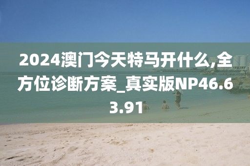 2024澳門今天特馬開什么,全方位診斷方案_真實版NP46.63.91
