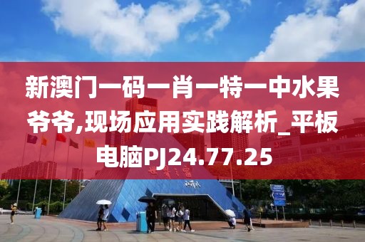 新澳門一碼一肖一特一中水果爺爺,現(xiàn)場應(yīng)用實踐解析_平板電腦PJ24.77.25
