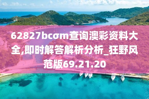 62827bcσm查詢澳彩資料大全,即時解答解析分析_狂野風(fēng)范版69.21.20