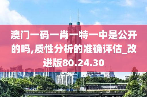 澳門(mén)一碼一肖一特一中是公開(kāi)的嗎,質(zhì)性分析的準(zhǔn)確評(píng)估_改進(jìn)版80.24.30