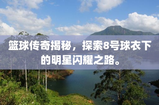 籃球傳奇揭秘，探索8號(hào)球衣下的明星閃耀之路。