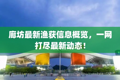 廊坊最新漁獲信息概覽，一網(wǎng)打盡最新動態(tài)！