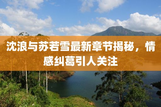 沈浪與蘇若雪最新章節(jié)揭秘，情感糾葛引人關注