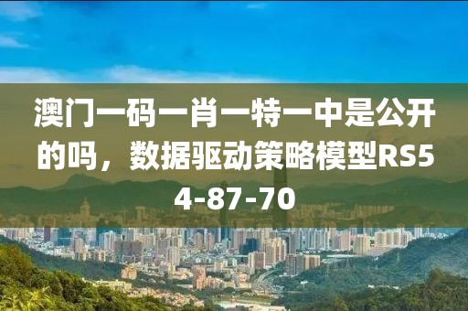 澳門(mén)一碼一肖一特一中是公開(kāi)的嗎，數(shù)據(jù)驅(qū)動(dòng)策略模型RS54-87-70