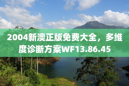 2004新澳正版免費大全，多維度診斷方案WF13.86.45
