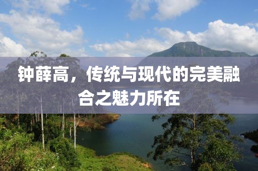 鐘薛高，傳統(tǒng)與現(xiàn)代的完美融合之魅力所在