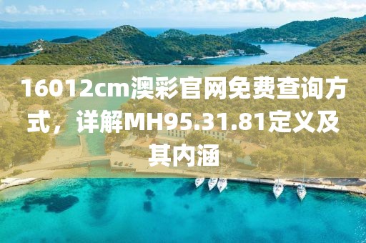 16012cm澳彩官網(wǎng)免費(fèi)查詢方式，詳解MH95.31.81定義及其內(nèi)涵