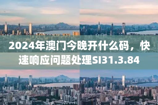 2024年澳門今晚開什么碼，快速響應問題處理SI31.3.84