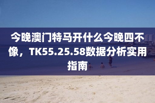今晚澳門特馬開什么今晚四不像，TK55.25.58數(shù)據(jù)分析實(shí)用指南