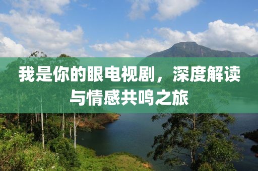 我是你的眼電視劇，深度解讀與情感共鳴之旅