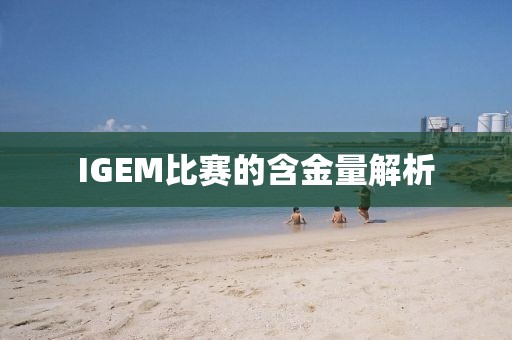 IGEM比賽的含金量解析
