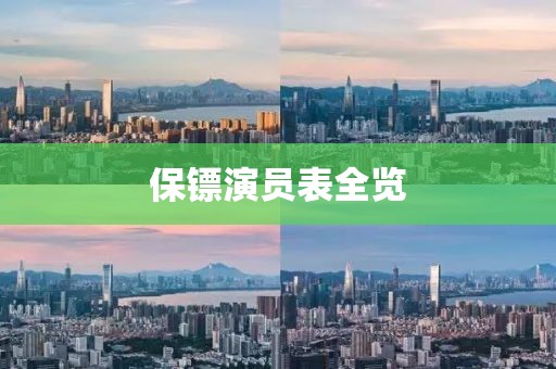 保鏢演員表全覽