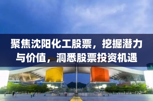 聚焦沈陽化工股票，挖掘潛力與價值，洞悉股票投資機遇